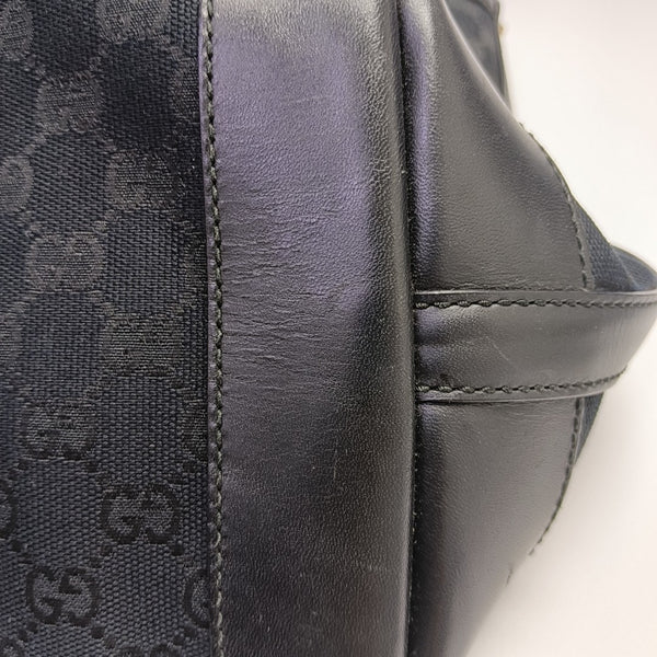 Monogram Canvas Top Handle Bag Black