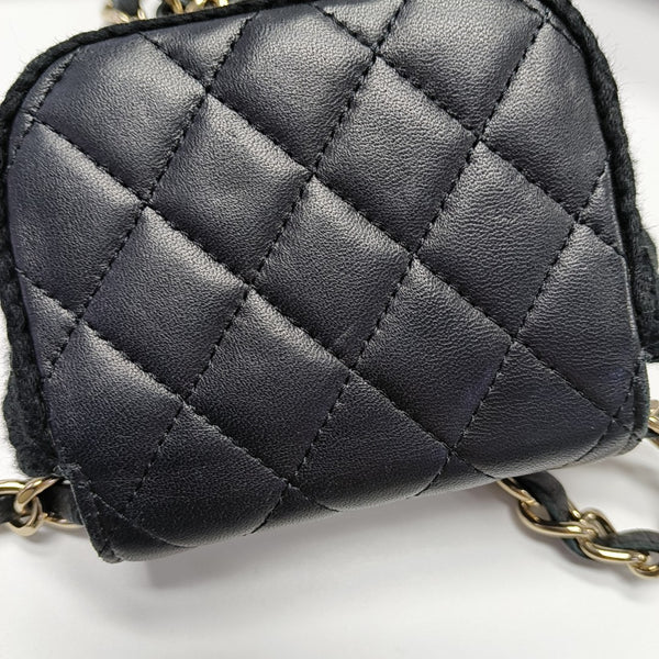 Quilted Lambskin Black