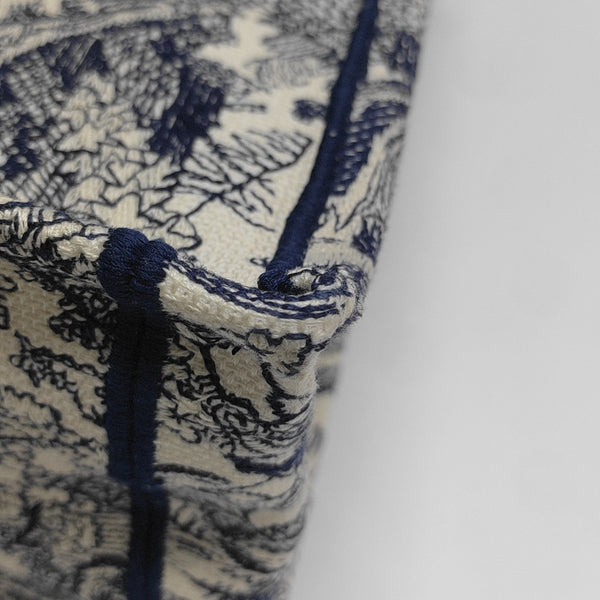 Book Tote Medium Canvas Blue