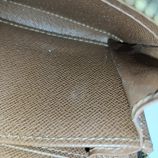 ZIPPY Monogram Coated Canvas Brown Wallet
