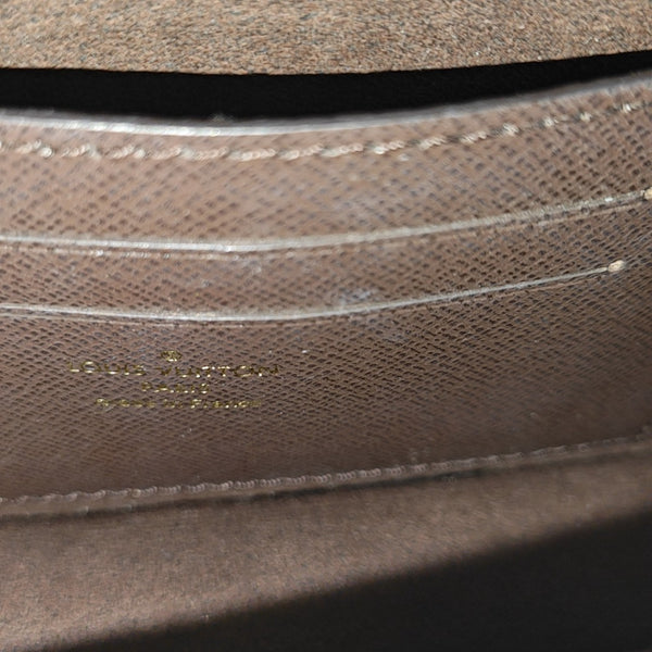 Lily Monogram Coated Canvas Brown