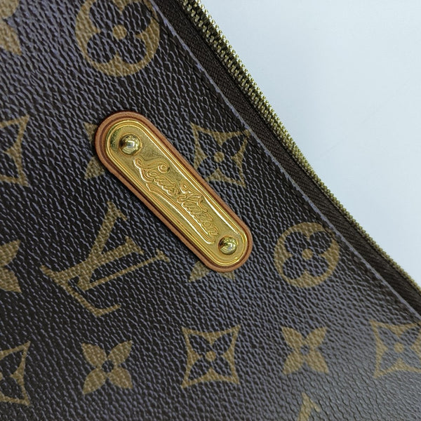 EVA Monogram Coated Canvas Brown
