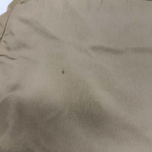 Nylon Top Handle Bag Brown