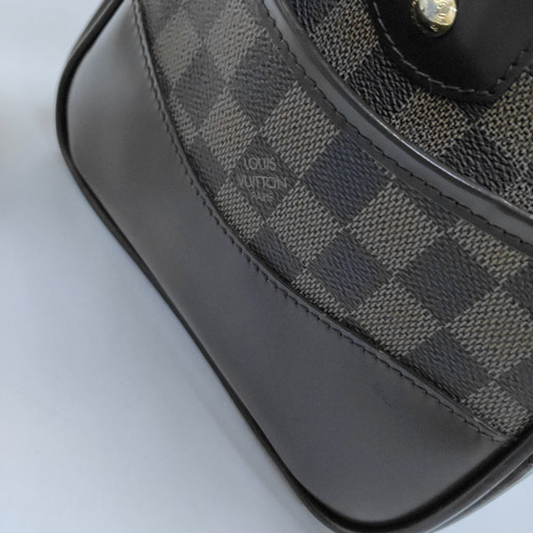 BERKELEY Damier Ebene Coated Canvas Brown