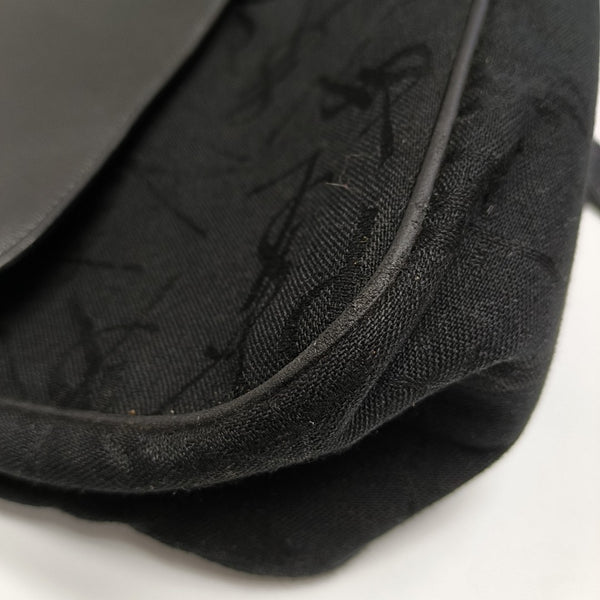Canvas Shoulder Bag Black