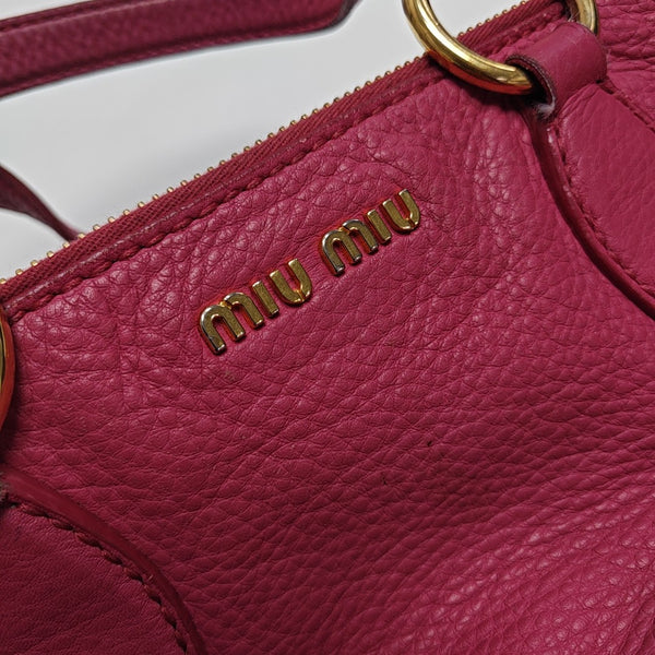 Calfskin Tote Bag Red