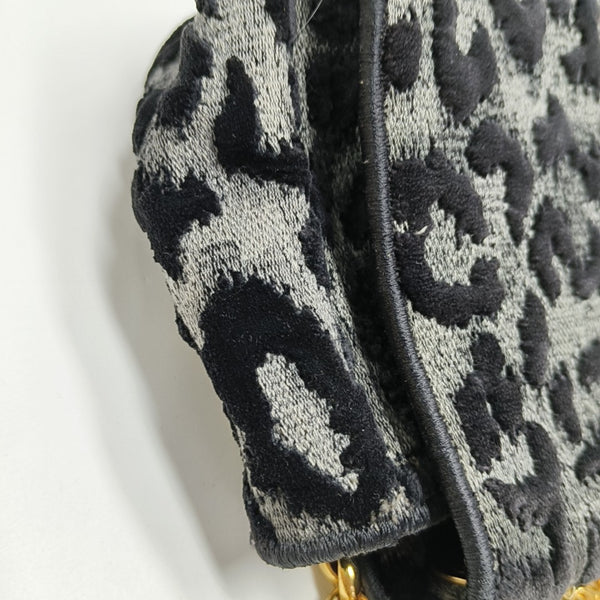 Dior Caro Medium Fabric Black