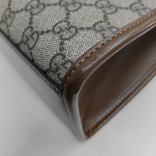 GG Multicolor Monogram Coated Canvas Beige