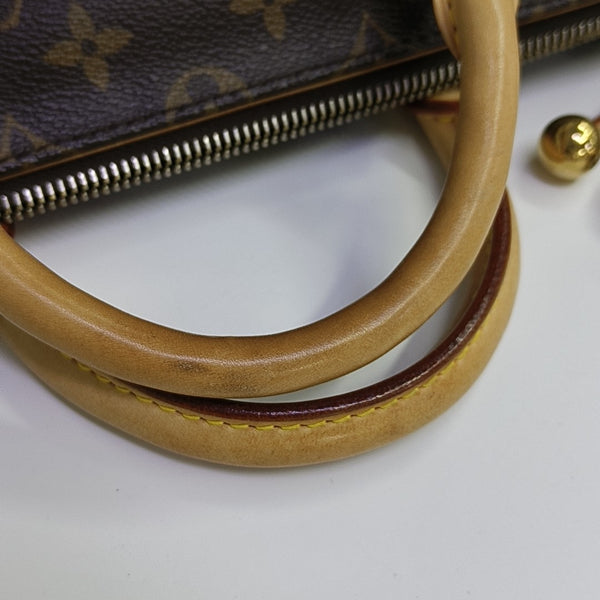 POPINCOURT Monogram Coated Canvas Brown
