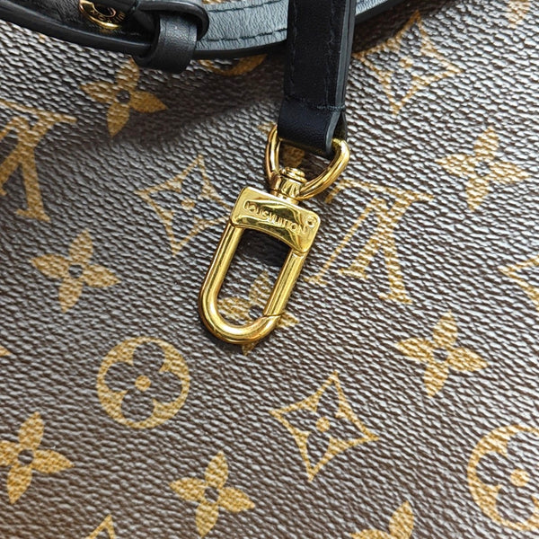 NÉONOÉ MM Monogram Coated Canvas Brown