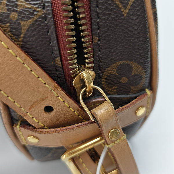 BOITE CHAPEAU PM Monogram Coated Canvas Brown