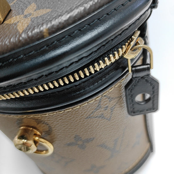 CANNES PM Monogram Coated Canvas Brown