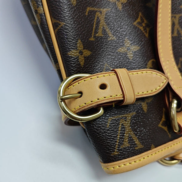 BATIGNOLLES MM Monogram Coated Canvas Brown