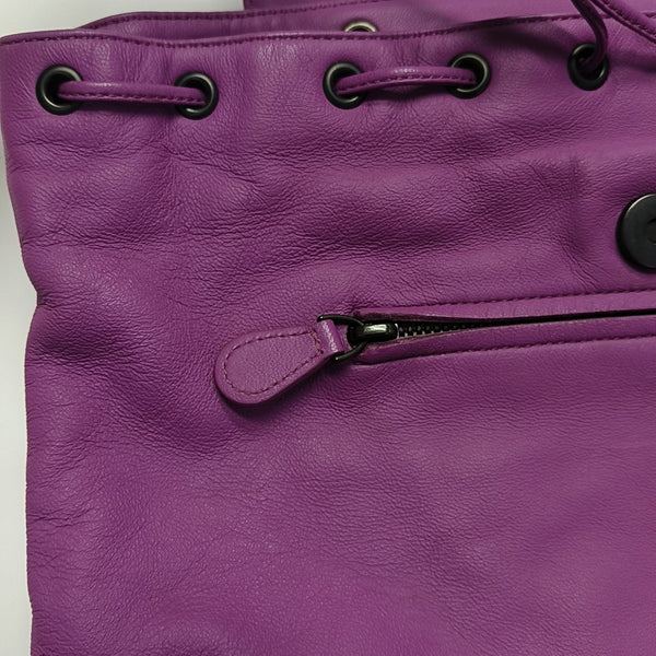 Calfskin Backpack Purple