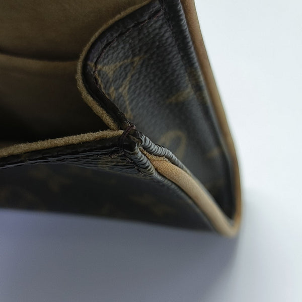 TWIN GM Monogram Coated Canvas Brown