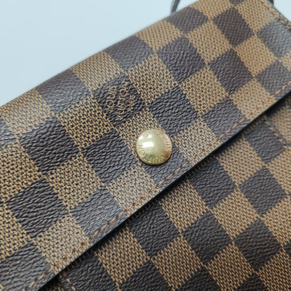 PIMLICO Damier Ebene Coated Canvas Brown