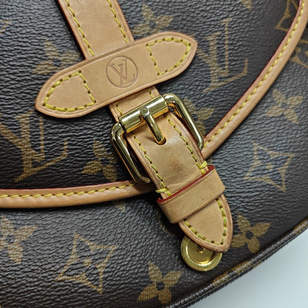 SAUMUR BB Monogram Coated Canvas Brown