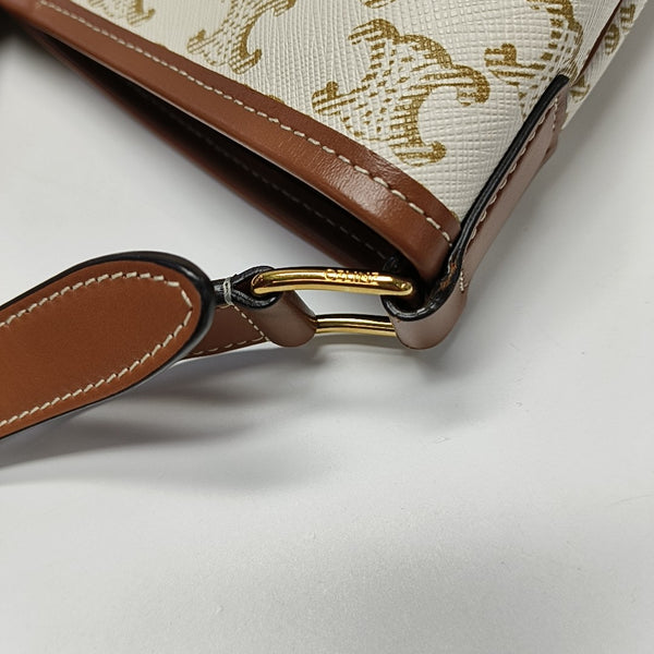 TRIOMPHE CANVAS Small Coated Canvas Beige