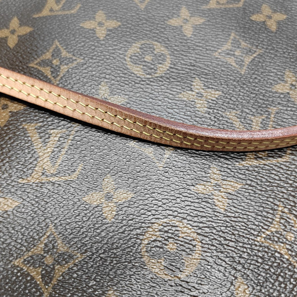 CARRY IT Monogram Coated Canvas Brown