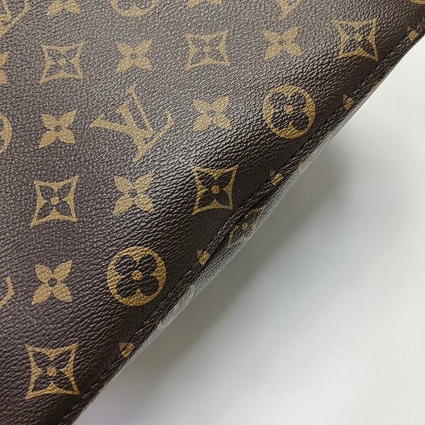NÉONOÉ MM Monogram Coated Canvas Brown