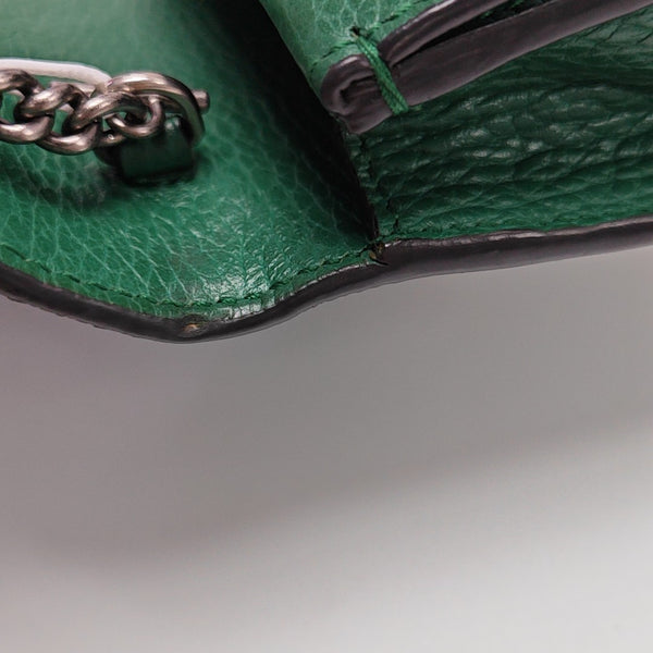 Dionysus Super Mini Calfskin Green