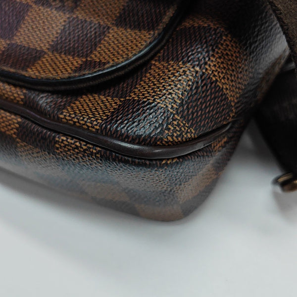 BROOKLYN Damier Ebene Coated Canvas Brown