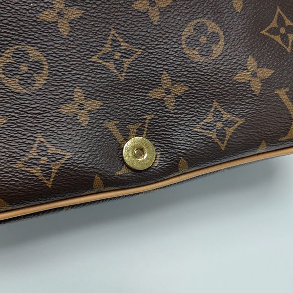 DIANE Monogram Coated Canvas Brown