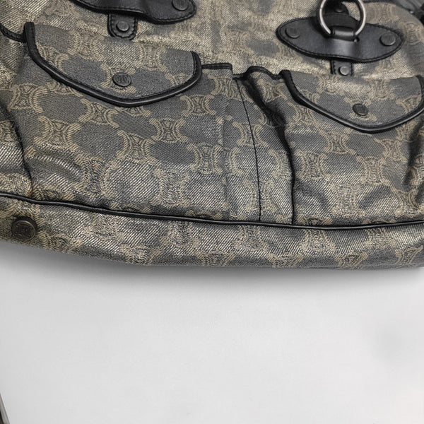 Canvas Top Handle Bag Blue