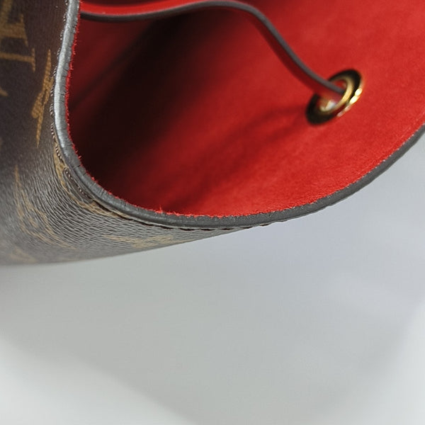 NÉONOÉ MM Monogram Coated Canvas Brown