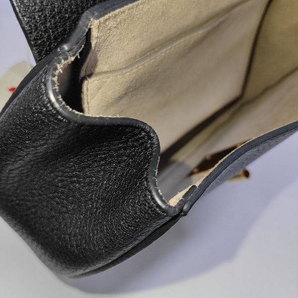 Drew Medium Calfskin Black