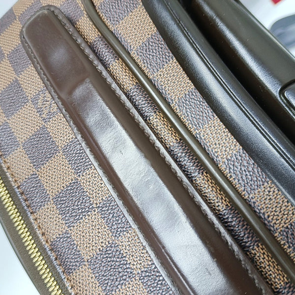 Authenticated pre-owned PEGASE Damier Ebene Coated Canvas Brown - Luggage at Looply