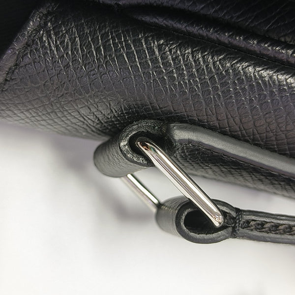 TAIGARAMA Monogram Coated Canvas Black