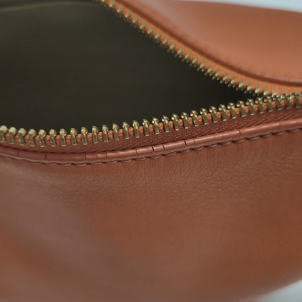 Leather Shoulder Bag Orange