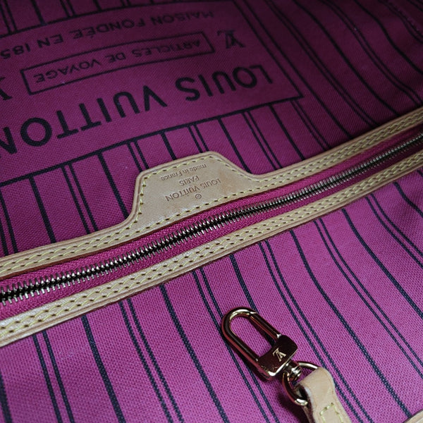 NEVERFULL GM Monogram Coated Canvas Brown