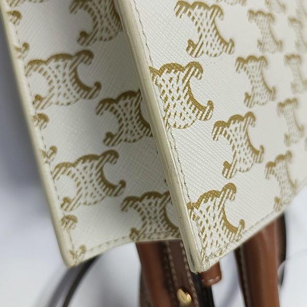 CABAS CELINE Mini Coated Canvas White