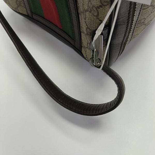 Monogram Coated Canvas Top Handle Bag Beige