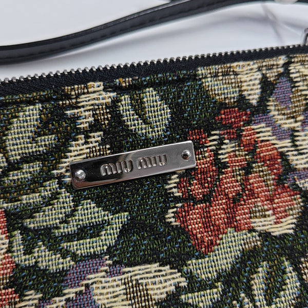 Fabric Top Handle Bag Multicolor