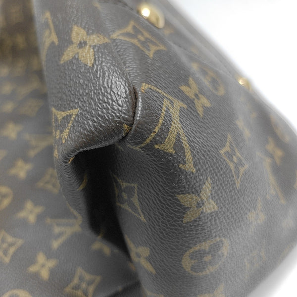ARTSY MM Monogram Coated Canvas Brown