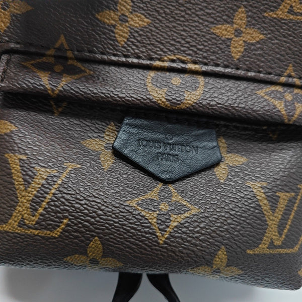 PALM SPRINGS Mini Monogram Coated Canvas Brown