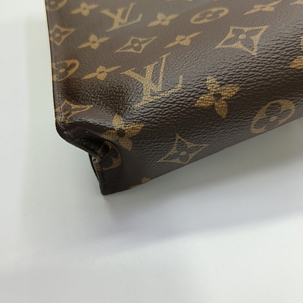 TOILET POCKET 26 Monogram Coated Canvas Brown