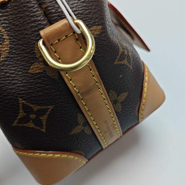 NOÉ Mini Monogram Coated Canvas Brown