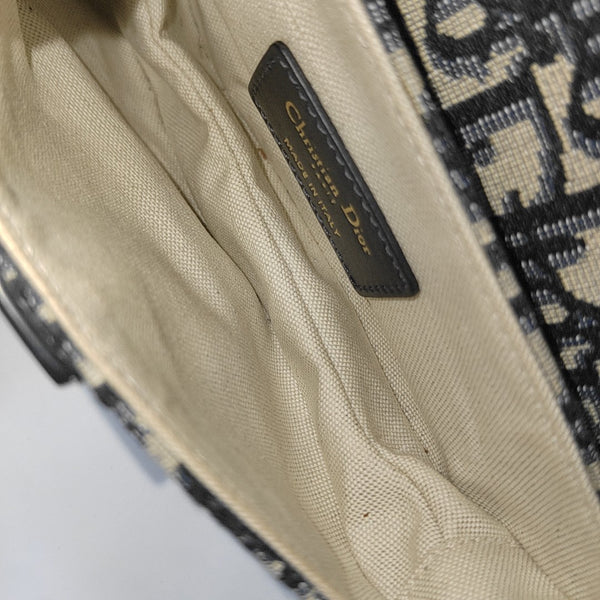 Saddle Mini Oblique Canvas Beige