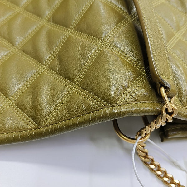 BECKY Mini Quilted Lambskin Green