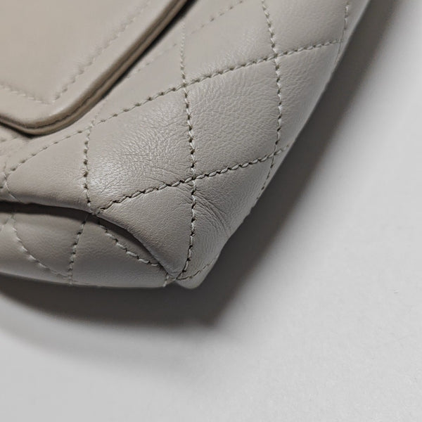 NOLITA Mini Quilted Lambskin White
