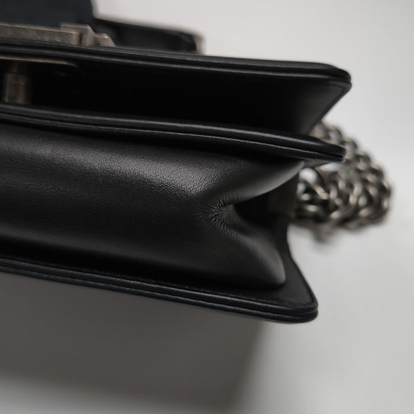 BOY CHANEL Small Quilted Lambskin Black