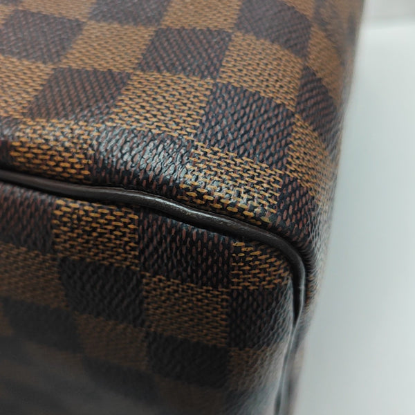 SPEEDY 30 Damier Ebene Coated Canvas Brown