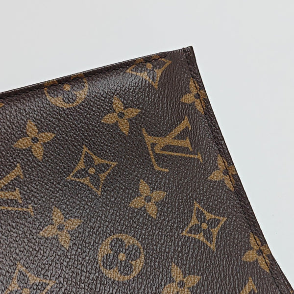 TOILET POCKET 26 Monogram Coated Canvas Brown