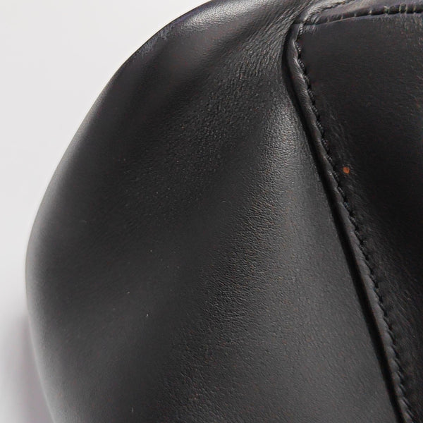 Leather Backpack Black
