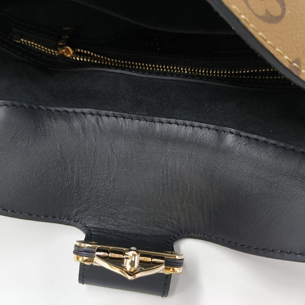 FLOWER PM Monogram Coated Canvas Brown