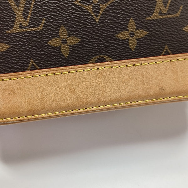 ALMA Mini Monogram Coated Canvas Brown